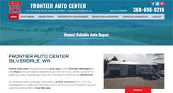 Desktop Screenshot of frontierautorepairsilverdale.com