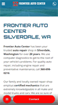 Mobile Screenshot of frontierautorepairsilverdale.com